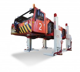 Stertil Koni mobile lifts for commercial vehicles